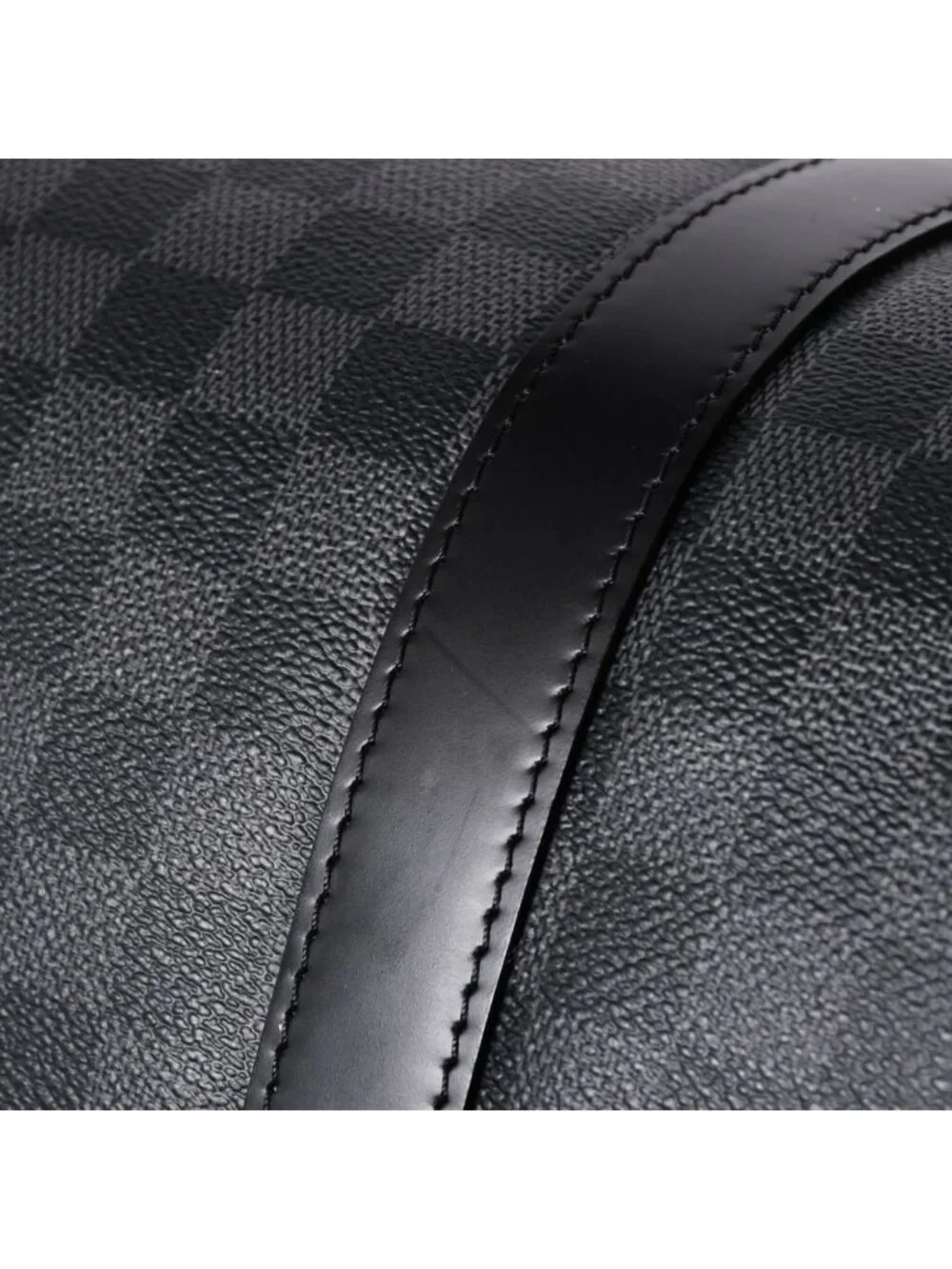 Louis Vuitton Keepall Bandouliere 45 Monogram Eclipse Canvas Black Leather